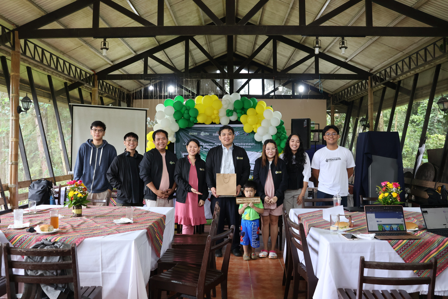 Soil sensor testing in a durian farm field